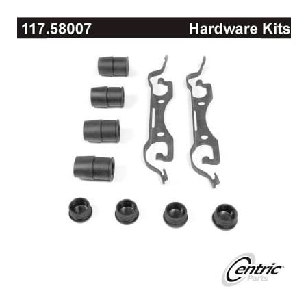 Centric Disc Brake Hardware Kit, Parts 117.58007